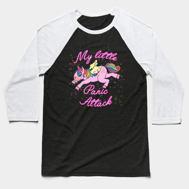 My little panic attack Baseball T-Shirt by LanaBanana